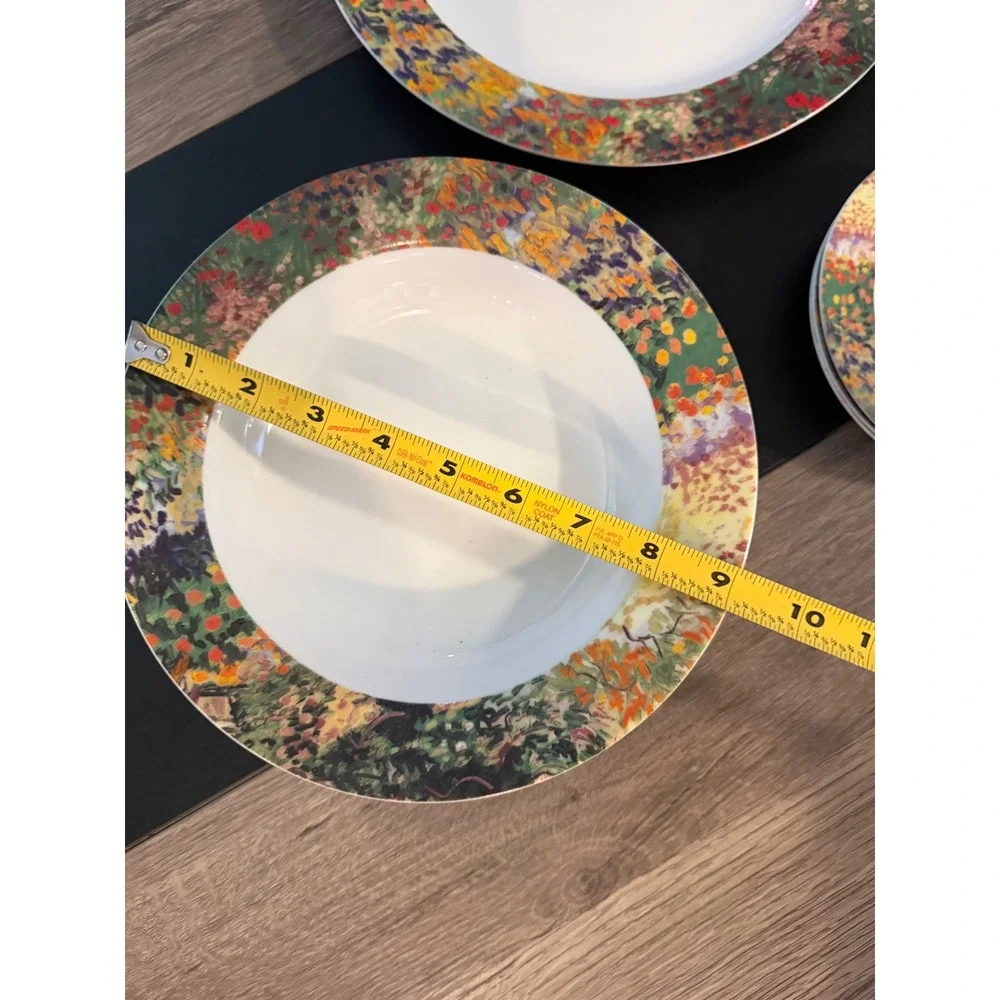 Sakura Vincent Van Gogh Porcelain Dinnerware Set Impressionist Floral 9pc